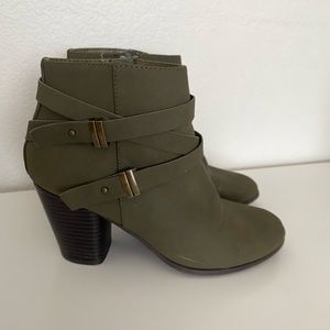 Forest Green Booties